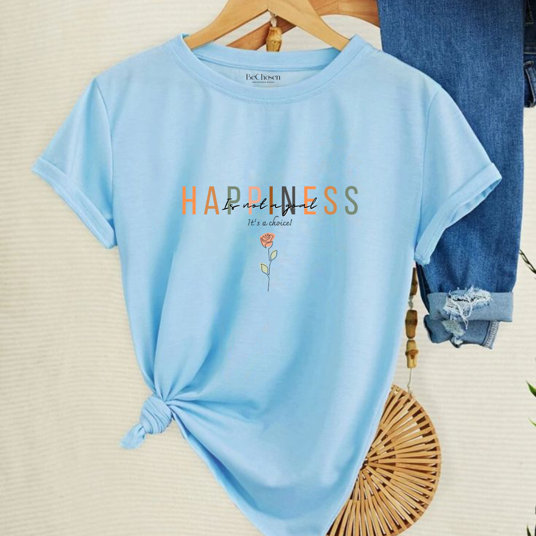 T-shirt Algodão Happiness