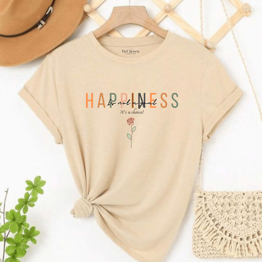T-shirt Algodão Happiness
